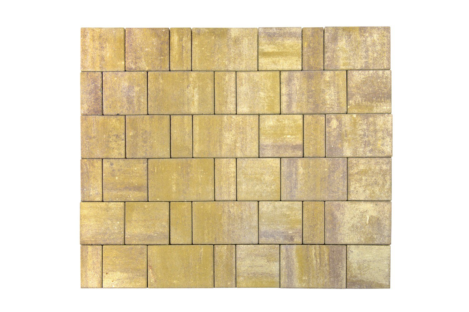 Тротуарная плитка BRAER II «Старый город Ландхаус» Color Mix Тип 15 «СТЕПЬ»