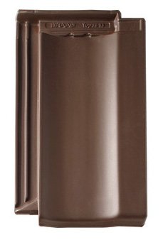 Керамическая черепица ТОПАЗ 13V Темно-коричневый, Braas